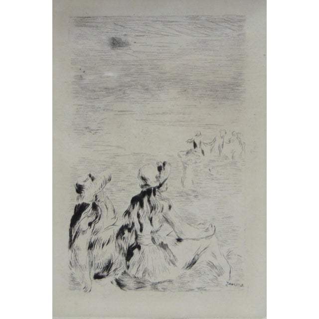 Pierre-Auguste Renoir Sur La Plage a Berneval 1910 For Sale