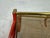 Metal Vintage Brass and Red Lacquer Coat Rack, 1950s For Sale - Image 7 of 10