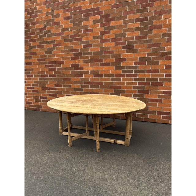 19th Century Oak Gateleg Table For Sale - Image 11 of 18
