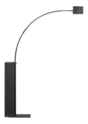 Mod. 1096 Adjustable Floor Lamp in Steel with Ashtray by Gino Sarfatti for Arteluce, 1971