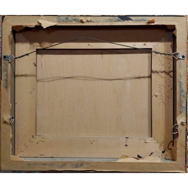 Black Paul Fenniak -Portrait of Rod Steiger -Oil Painting For Sale - Image 8 of 9