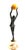 Art Deco 1990s Mid Century/Modern/Deco Style Sculpture Bronze Girl For Sale - Image 3 of 17
