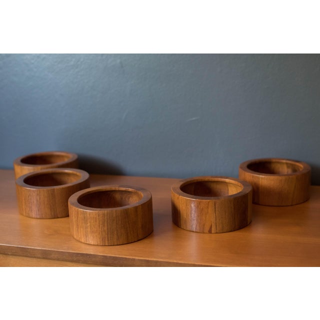 Vintage Danish Teak Salad Bowl Serving Set by Jens H. Quistgaard for Dansk For Sale - Image 10 of 15