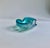 Barovier & Toso Mid 20th Century Mid Century Turquoise & Silver Averturine Seguso Murano Attributed Dish For Sale - Image 4 of 17