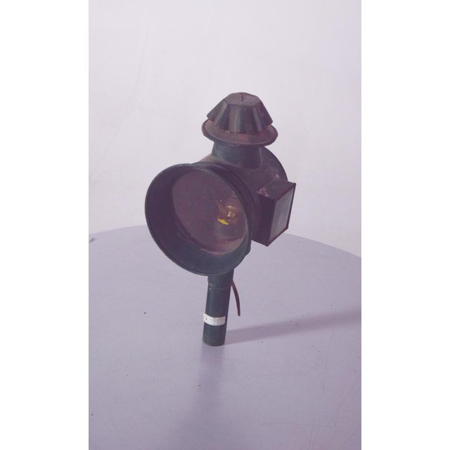 Mid-Century Modern Antique Danish Metal Street Lantern, 1950 For Sale - Image 3 of 12