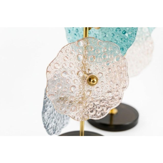 Vintage Murano Glass Table Lamps, 1990s, Set of 2 For Sale - Image 3 of 6