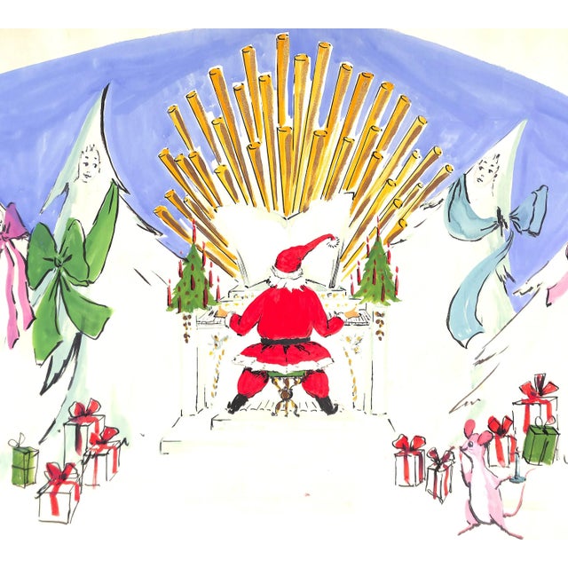 Art Sz: 14 1/2"H x 23"W Alexander Warren Montel (1921-2002)