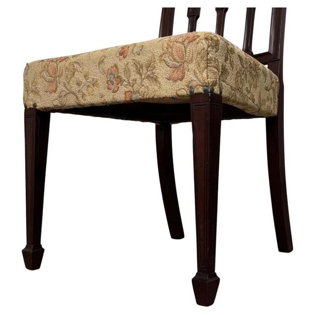2000 - 2009 Antique Mahogany Dining Chairs, 1900s, Set of 6 For Sale - Image 5 of 11