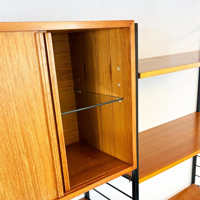 1960s Staples Ladderax Two-Bay Teak Shelving System by Robert Heal for Staples Cricklewood, 1960s For Sale - Image 5 of 13