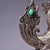 Silver Silver-Plated Phoenix Oil Lamp With Gemstone Inlay, 845g, Figural Bird Ewer For Sale - Image 8 of 9