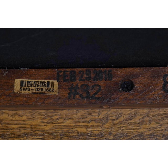 Stickley Mission Oak Morris Chair & Ottoman For Sale - Image 17 of 18
