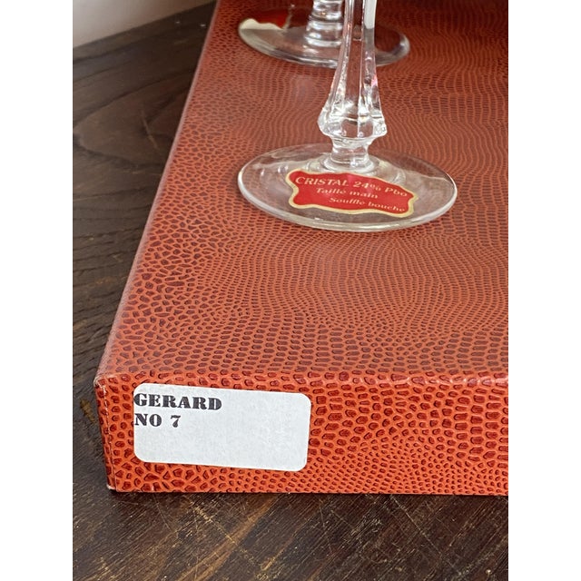 Champagne Flutes in Cut Crystal from Lorraine, 1960s, Set of 6 For Sale - Image 17 of 18
