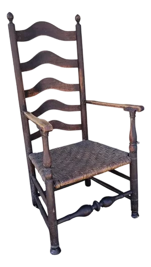 18Thc Hudson River Valley Arm Chair