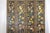 Four-Panel Chinese Black Lacquer Screen with Polychrome Floral Decoration For Sale - Image 4 of 18