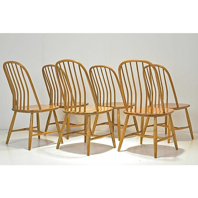 Akerblom Chairs by Bengt Åkerblom for Nässjö Chair Factory, Sweden, 1954, Set of 6 For Sale - Image 5 of 13