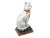 Vintage Large Staffordshire Style Ceramic Cat on Pillow Sculpture For Sale - Image 10 of 13