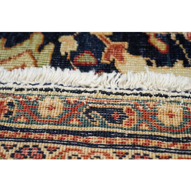 Antique Persian Farahan Sarouk Rug 9’0" X 12’3" For Sale - Image 4 of 7