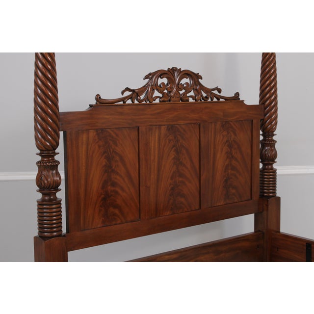 Stickley Queen Size Antiquities St Croix Poster Bed For Sale In Philadelphia - Image 6 of 18