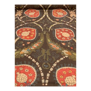 Thibaut: Lewis F013220 Linen Biomorphic Designer Fabric - 95 Yards For Sale