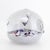 Paul Ysart Attributed Harlequin White Ground/Polychrome Twist Glass Paperweight For Sale - Image 4 of 15