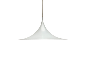 Vintage Semi Pendant Lamp by Bondrup & Thorup for Fog & Mørup, 1970s