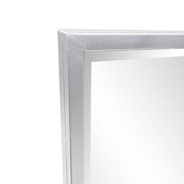 Kenneth Ludwig Chicago Ezra Silver Mirror For Sale - Image 4 of 11