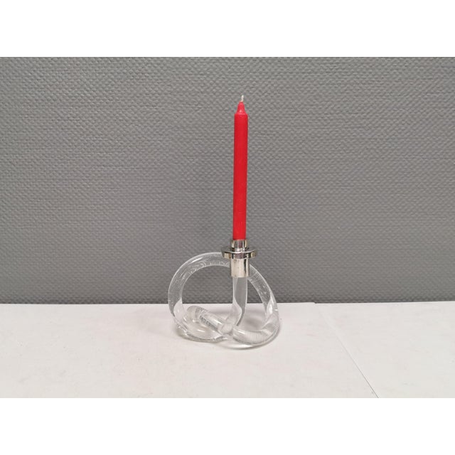 Plastic Pretzel Candleholder by Dorothy Thorpe, 1950s For Sale - Image 7 of 11