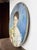 Textile Oval Portrait of a Young Girl with Flowers, 1800s, Pastel Artwork For Sale - Image 7 of 18