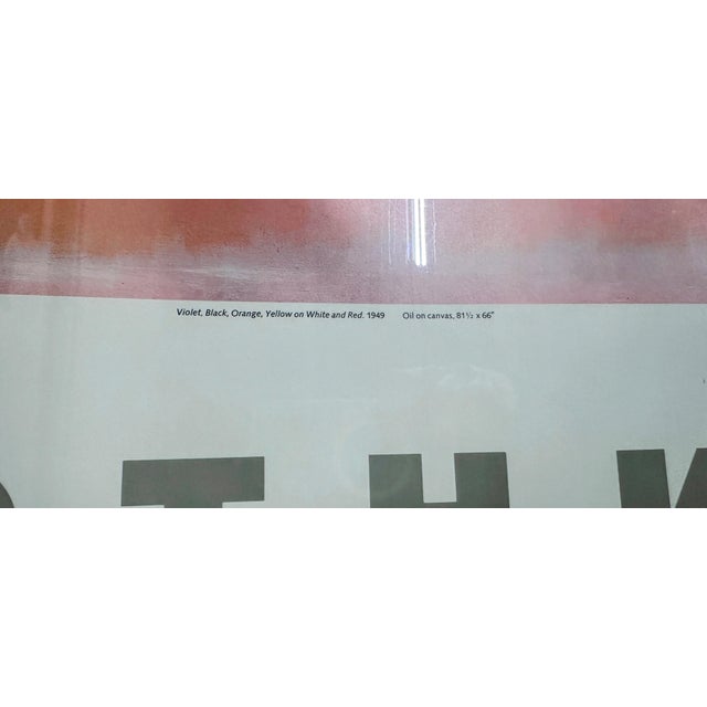 Original Rothko 1903–1970: A Retrospective Exhibition Poster From 1979 For Sale - Image 12 of 12