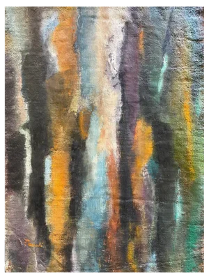 Gilbert Pauli, Juger, Oil on Burlap, 2002