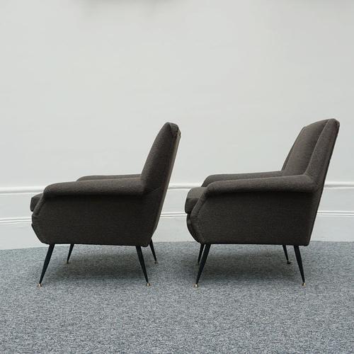 Vintage Lounge Chairs, 1950s, Set of 2 For Sale - Image 4 of 10