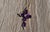 Ladies Amethyst and Diamond Cross Necklace in Yellow Gold. Crafted in trendy yellow gold, this ladies necklace features a...