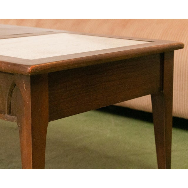 Travertine Walnut Coffee Table Chairish