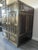 Brass inlaid mahogany chest dry bar cabinet gifted to Humphrey Bogart by Lauren Bacall as a birthday/Christmas present.