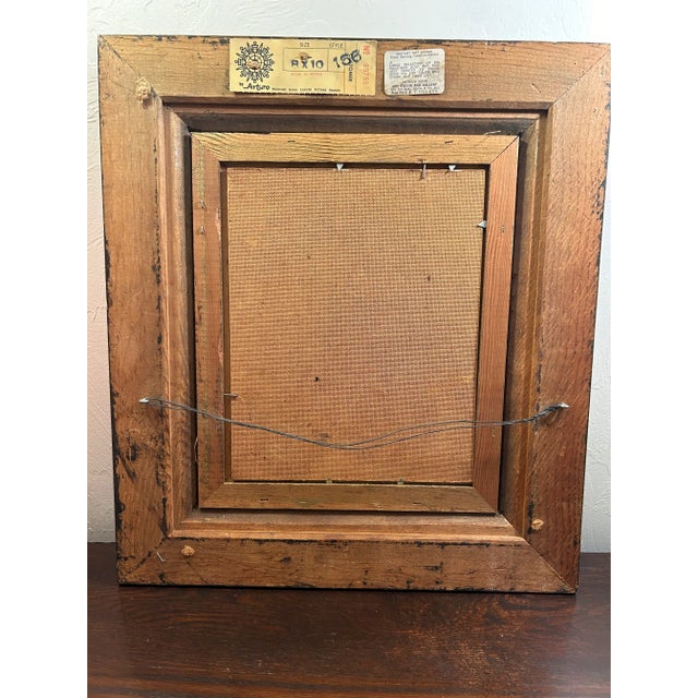 Hollywood Regency Morris Katz Original Still Life Painting For Sale - Image 3 of 3