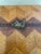Brown Handmade Antique Wooden Box With Geometric Herringbone Chevron Parquetry Inlay For Sale - Image 8 of 12