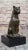 Panther Puma Cougar Cat Bronze Sculpture Statue Figure on Marble Base For Sale - Image 4 of 10