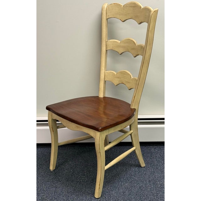 Wood Late 20th Century Hooker Furniture Ladderback Dining Chairs - Set of 8 For Sale - Image 7 of 12