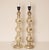 1990s Vintage Glass Table Lamps French Country Lamps Faux Mercury Silver Glass Modern - A Pair For Sale - Image 5 of 10