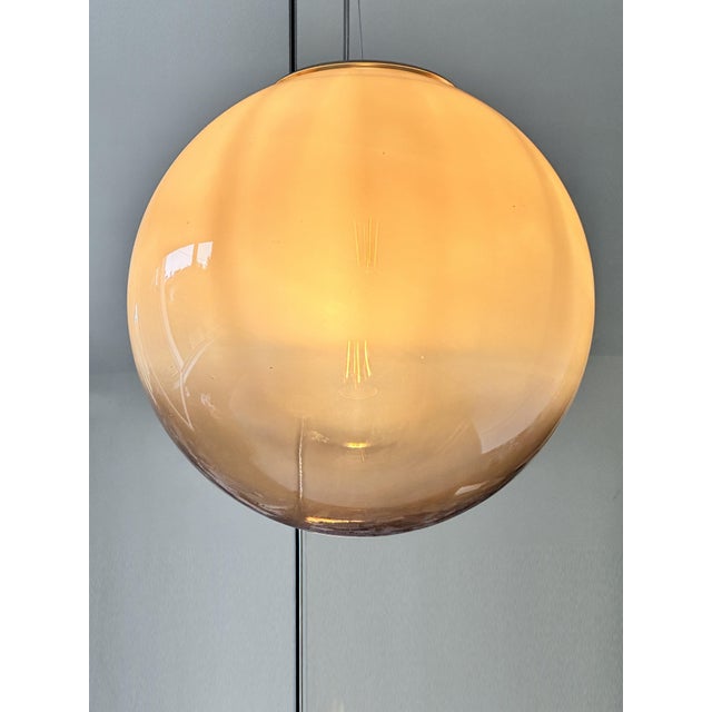 Brown Contemporary Italian in Vanished Fume' Murano Glass by SimoEng For Sale - Image 8 of 8