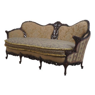 Ej Victor Carol Bolton Victorian Style Sofa For Sale