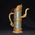 Vintage Asian Cloisonné Gilt Bronze Tibetan Butter Tea Pot - Himalayan Monk's Ewer For Sale In Los Angeles - Image 6 of 9