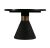 Wood Rishi Black Rope Oval Table For Sale - Image 7 of 12