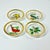 1980s Vintage Chippendale Hollywood Regency West Virginia Glass Co. Coasters With Song Birds - Set of 4 For Sale - Image 9 of 11