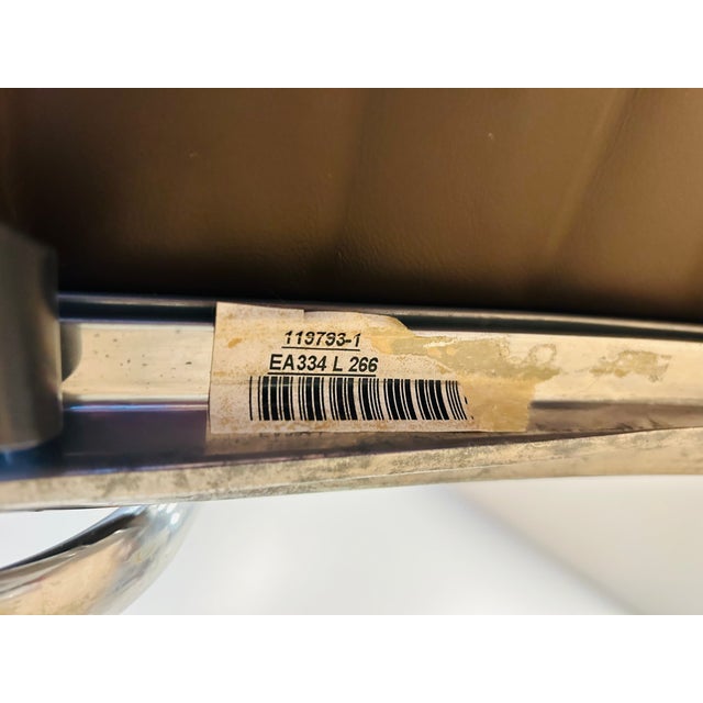 Vintage Aluminum Group Brown Task Chair by Eames for Herman Miller For Sale - Image 11 of 12