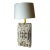 Charming French Cast Stone Architectural Lamp For Sale