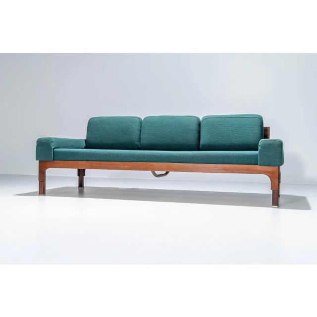 1950s Italian Romantica Living Room Set in Walnut by Piero Ranzani for Elam, 1950s, Set of 3 For Sale - Image 5 of 13