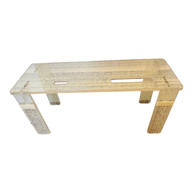 Late 20th Century Louis Vuitton Bench For Sale