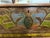 Antique Hand-Carved Painted Wooden Chest / Hutch on Wheels For Sale - Image 4 of 5