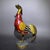 Bronze Late 19th Century Cloisonné Enamel Rooster Statue, Gilt Bronze Figure, 1.11kg For Sale - Image 8 of 9